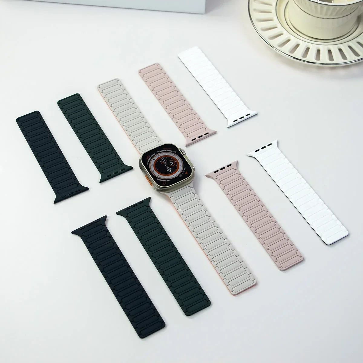 Magnetic Silicone Apple Watch Band