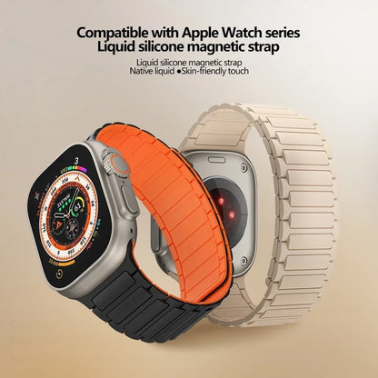 Magnetic Silicone Apple Watch Band