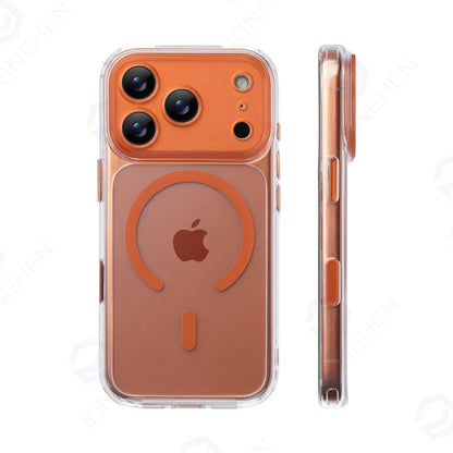 Business Matte Clear MagSafe iPhone Case