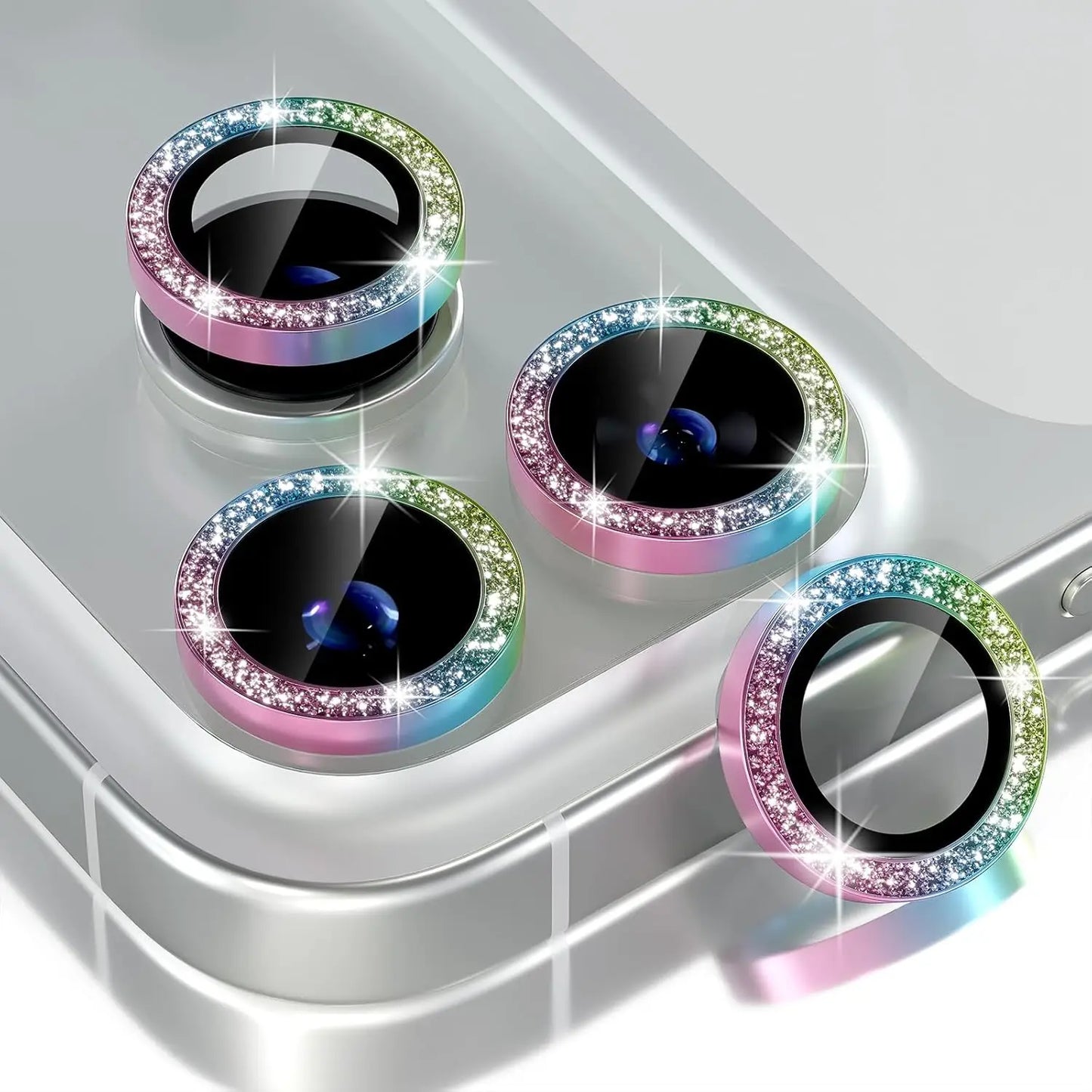 Bling Diamond Metal Ring Camera Lens Protector