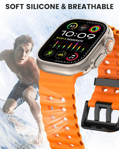 Correa deportiva de silicona para Apple Watch Ultra