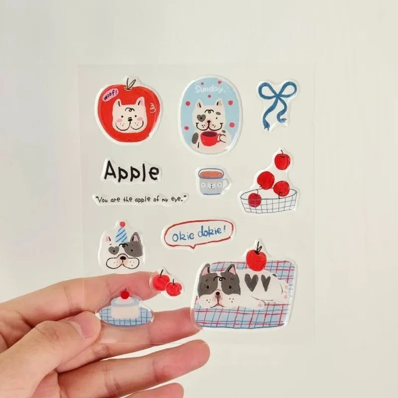 Kawaii Bloom | 3D Decorative Sticker Set
