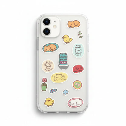Kawaii 3D Jelly Phone Case Stickers