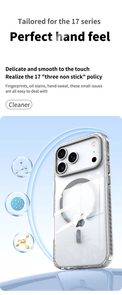 Luxury Clear MagSafe iPhone Case