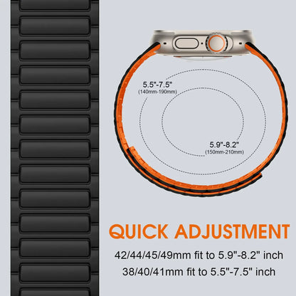 Magnetic Silicone Apple Watch Band