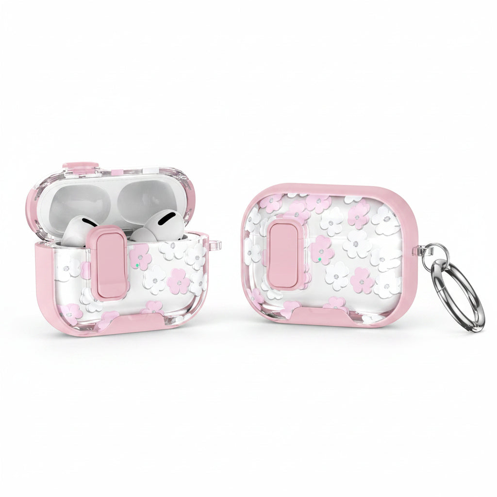 Crystal Clear Lock AirPods Case