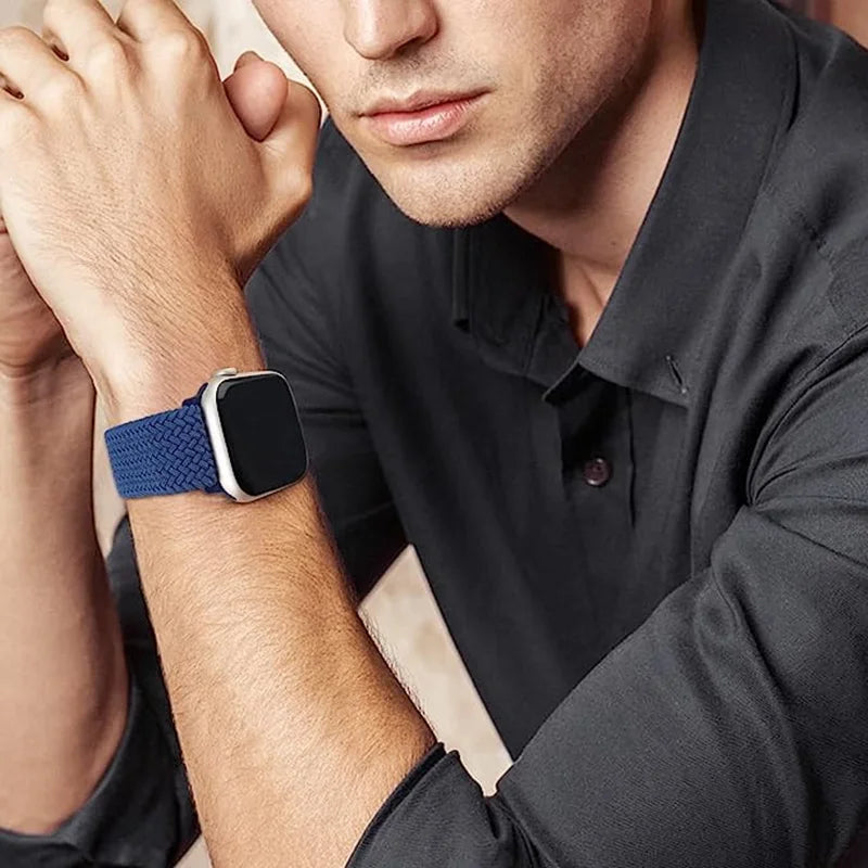 FlexWeave | Elastic Braided Band For Apple Watch