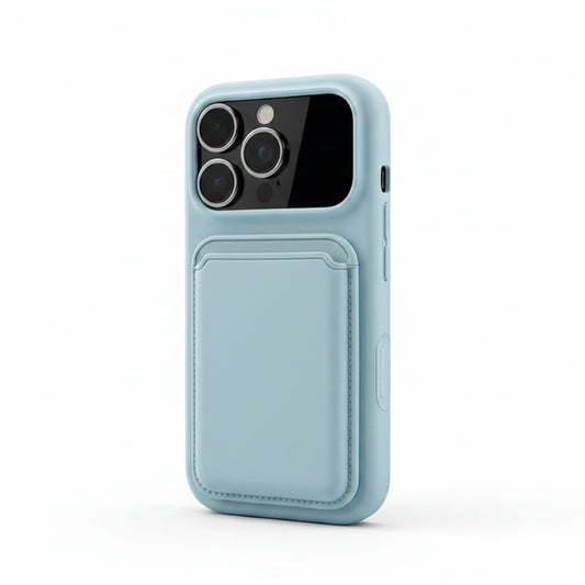 Luxury Silicone Card Holder iPhone Case