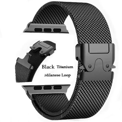 Titanium Milanese Loop Band for Apple Watch