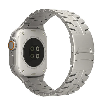 Titanium Color Stainless Steel Apple Watch Band