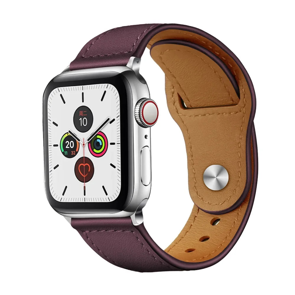 Business Leather Apple Watch Band