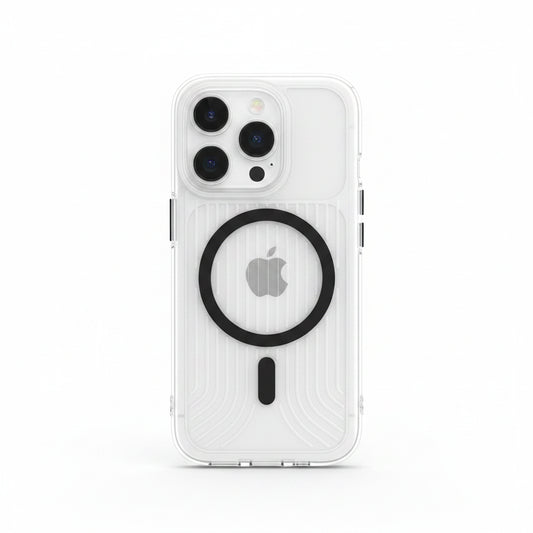 Transparent MagSafe Military Armor iPhone Case