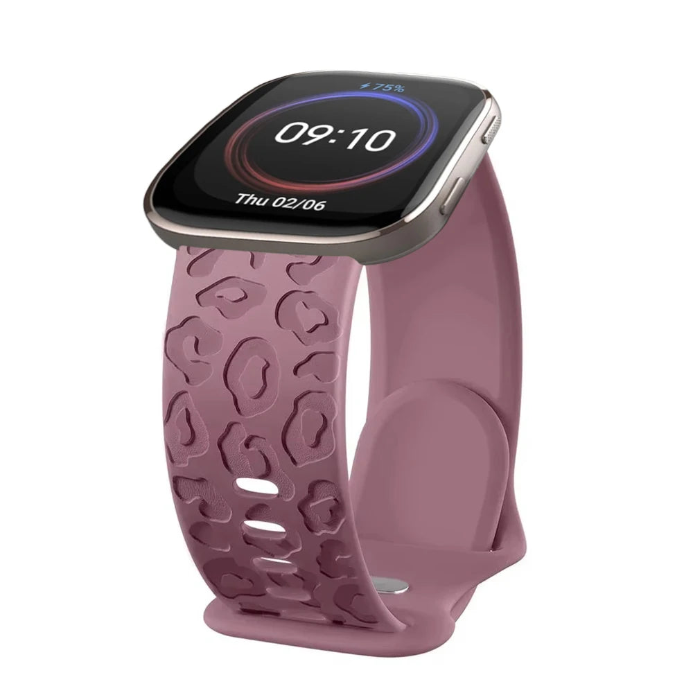 20mm Engraved Silicone Band for Amazfit Watch