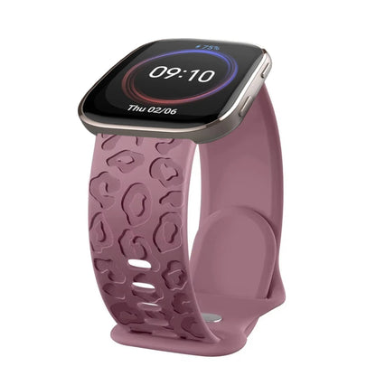 20mm Engraved Silicone Band for Amazfit Watch