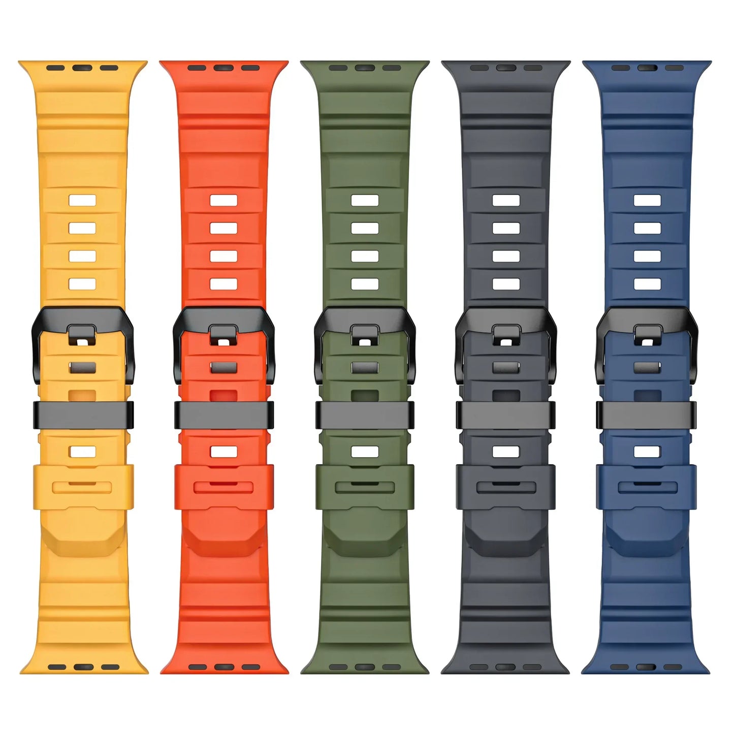 Fluorescent Sport Silicone Apple Watch Band