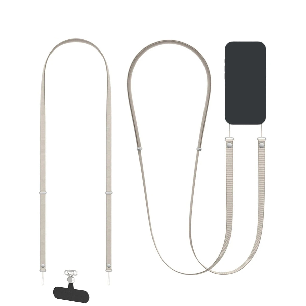 Magnetic Nylon Phone Lanyard Strap