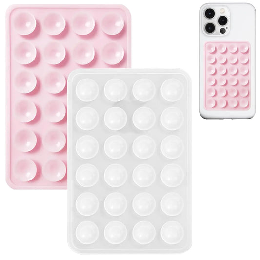 2-Pack Silicone Suction Phone Grip Mount