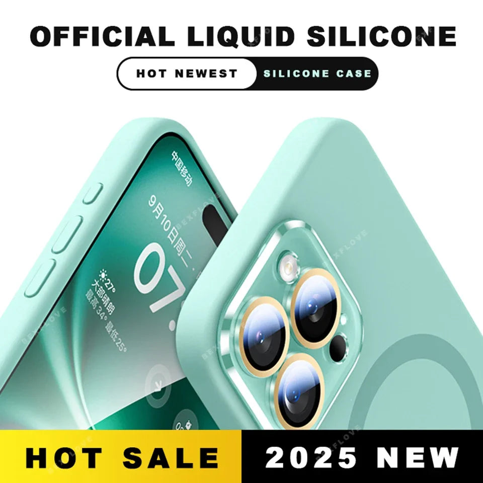 Liquid Silicone MagSafe iPhone Case