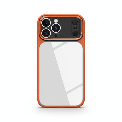Orange Transparent Bumper iPhone Case