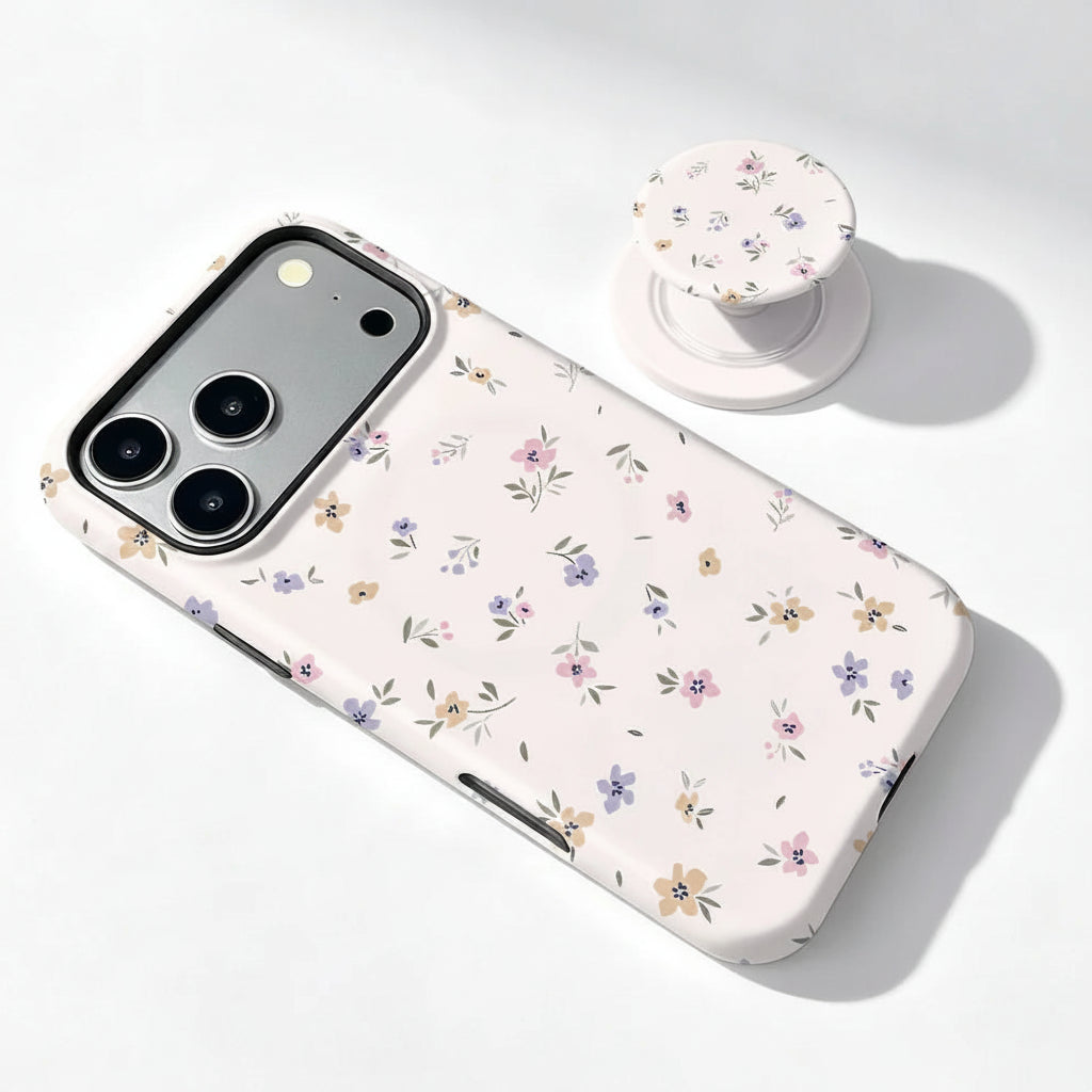 Flower Magnetic iPhone Holder Case