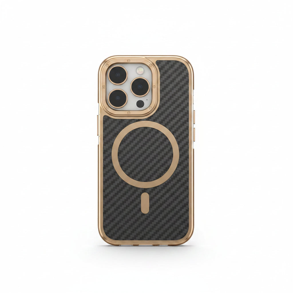 Carbon Fiber MagSafe Armor iPhone Case