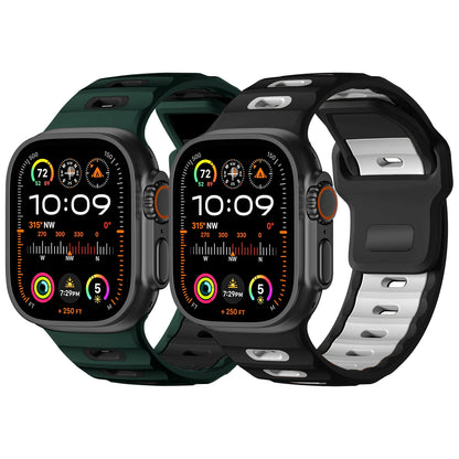 2-Pack Silicone Sport Bands for Apple Watch
