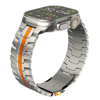 Titanium Color Stainless Steel Apple Watch Band