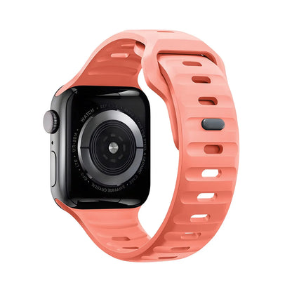 Wide Sport Silicone Apple Watch Band