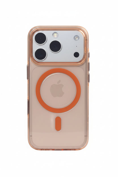 Candy Color Crystal Transparent Magnetic Case For iPhone 16 17 18 Pro Max Shockproof Smooth Clear Camera Button Cover For Magsafe