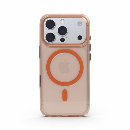 Candy Color Crystal Transparent Magnetic Case For iPhone 16 17 18 Pro Max Shockproof Smooth Clear Camera Button Cover For Magsafe