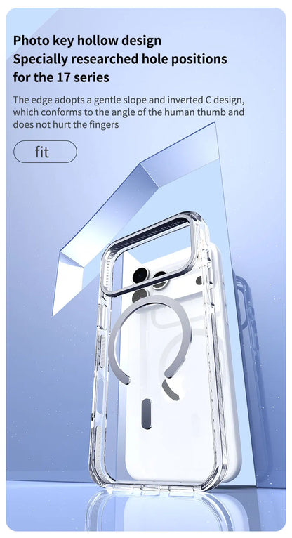 Luxury Clear MagSafe iPhone Case