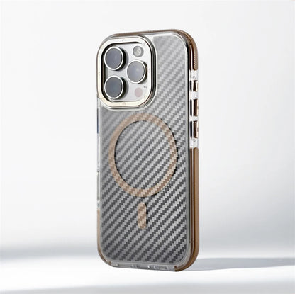 Carbon Fiber MagSafe Armor iPhone Case