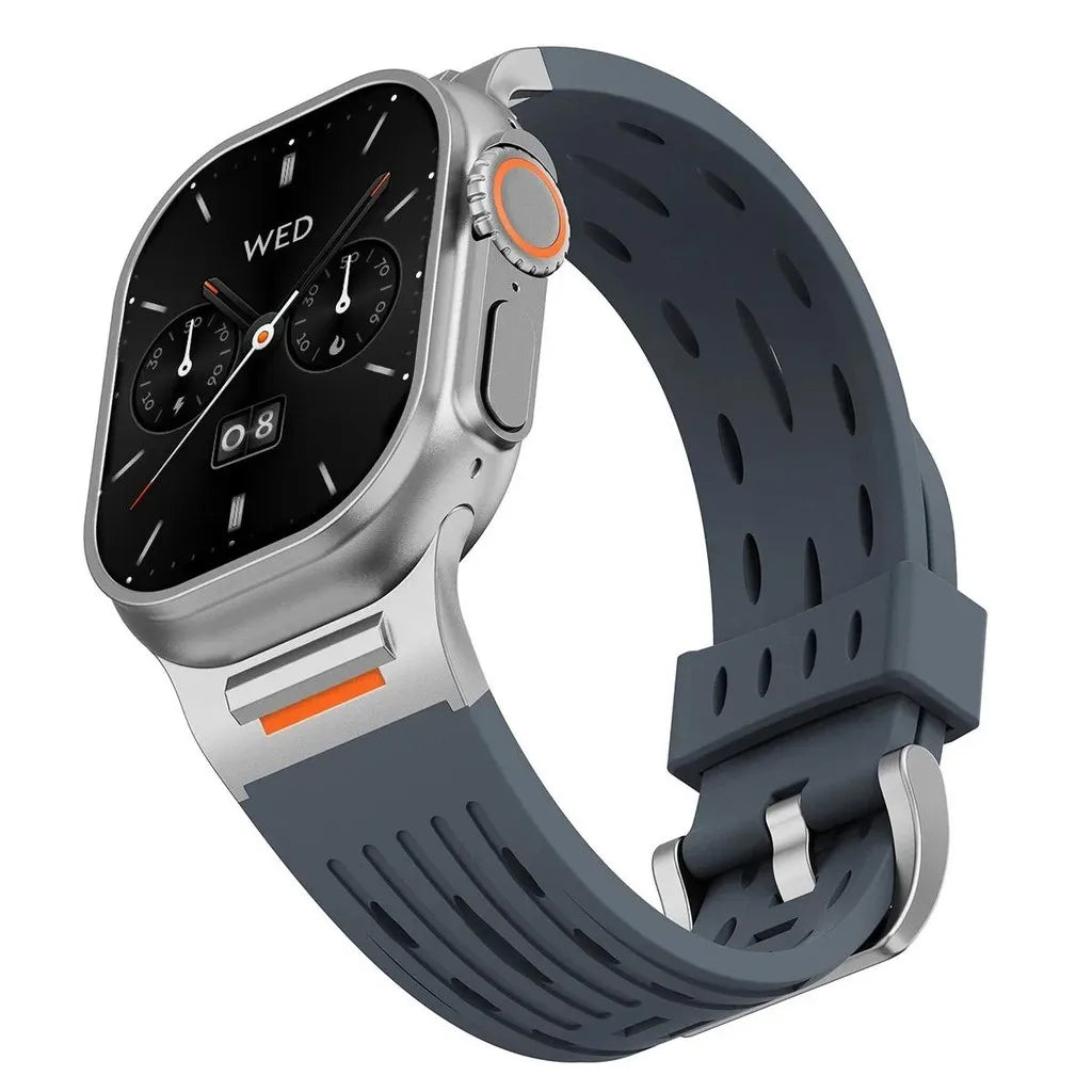 Breathable Sport Silicone Apple Watch Band
