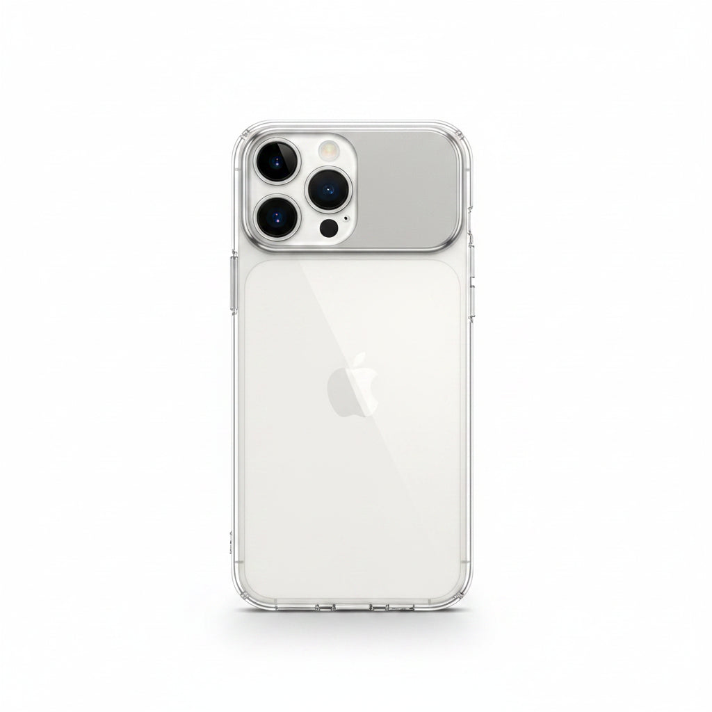 Ultra-Thin Clear Orange iPhone Case