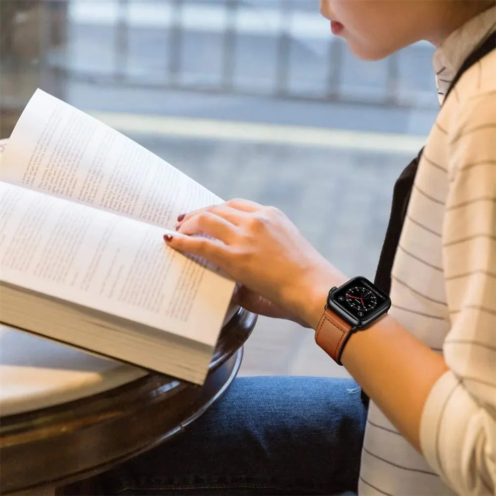 Business Leather Apple Watch Band