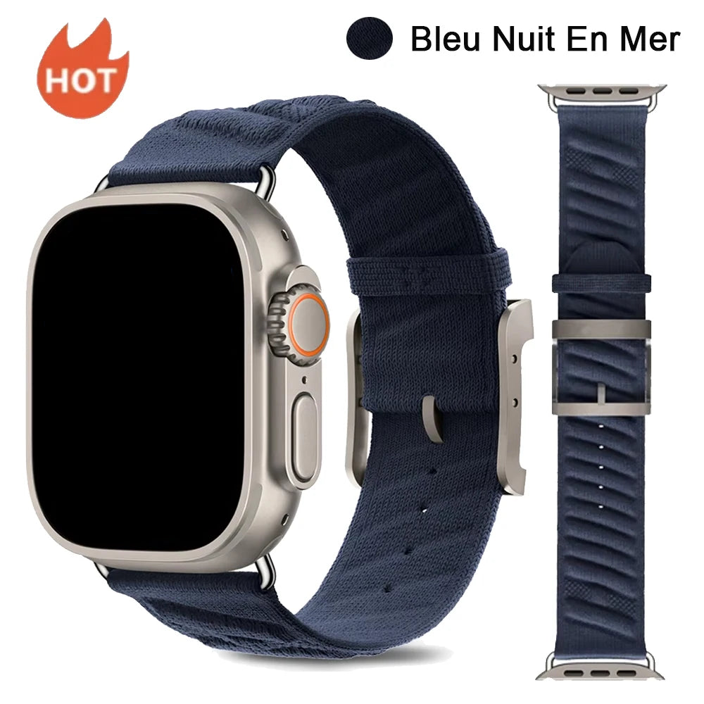 MidnightWave | Nylon Loop Band For Apple Watch
