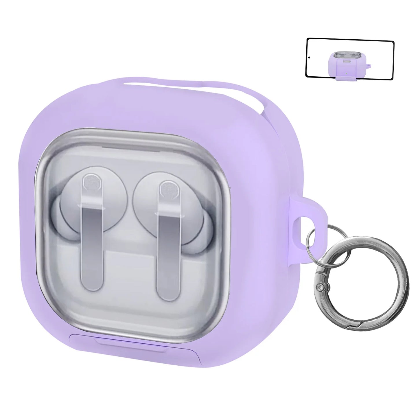 Transparent Hard Case for Galaxy Buds 4 Pro