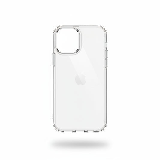 Funda de silicona transparente de lujo a prueba de golpes para iPhone