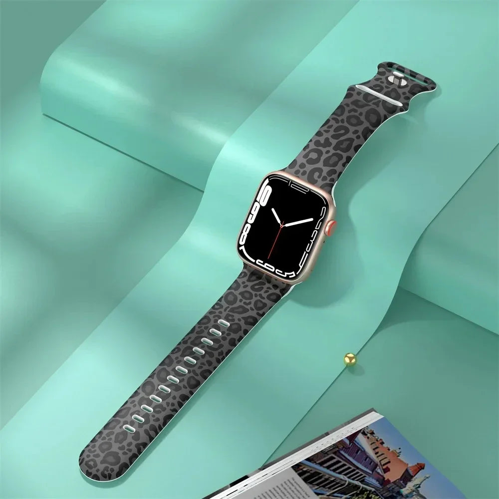 Black Unity Silicone Apple Watch Band