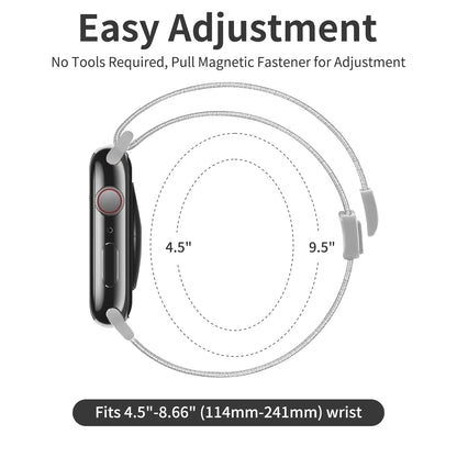 Stretchy Nylon Flower Apple Watch Band