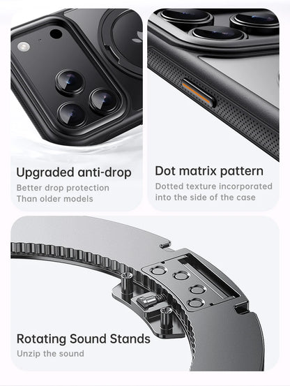360° MagSafe Rotating Stand iPhone Case