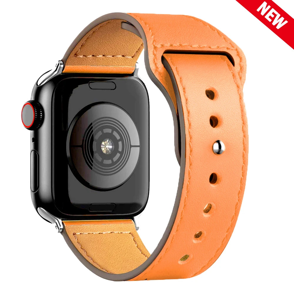 Classic Leather Apple Watch Band