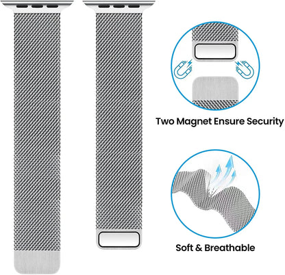 Milanese Stainless Steel Apple Watch Band