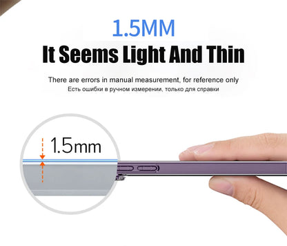 Luxury Clear Shockproof Silicone iPhone Case