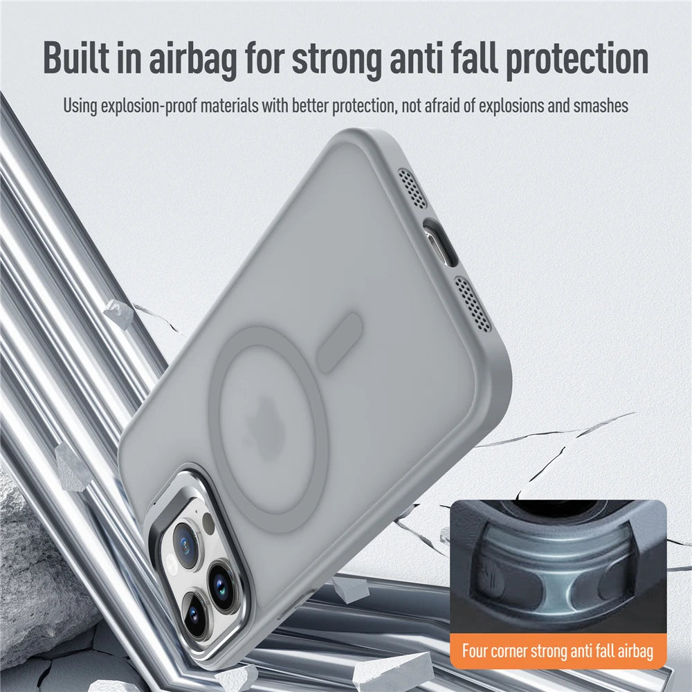 MagSafe Metal Lens Stand iPhone Case