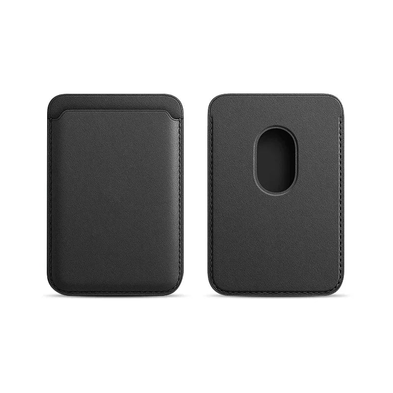 MagSafe Magnetic Leather Card Holder Case