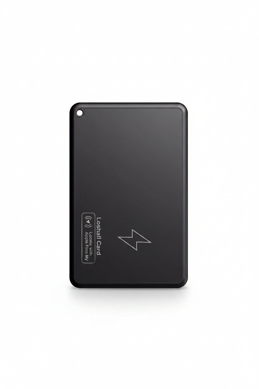 Rechargeable Wallet Tracker Card for Apple Find My