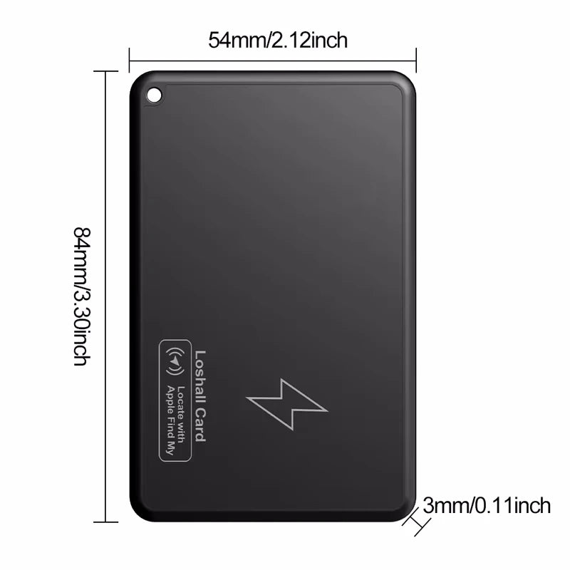 WalletTrack Pro | Rechargeable Smart Tracker Card