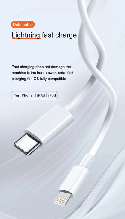 20W USB-C to Lightning Fast Charger Cable