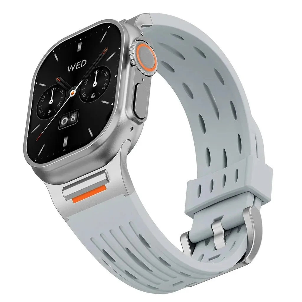 Breathable Sport Silicone Apple Watch Band